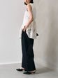 Wide banana denim pants