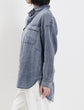 Airy denim shirt