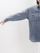 Airy denim shirt