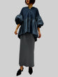 Volume sleeve docking blouse