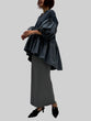 Volume sleeve docking blouse