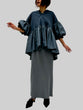 Volume sleeve docking blouse