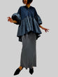 Volume sleeve docking blouse
