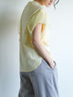Mesh twist sleeve pullover