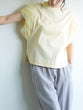 Mesh twist sleeve pullover
