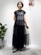 Tulle long vest