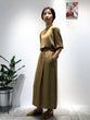Satin twill wrap skirt
