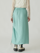 shirring satin skirt