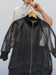 Sheer cardboard mini jacket