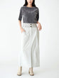 Mesh velour pullover