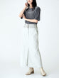 Mesh velour pullover