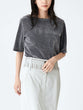 Mesh velour pullover