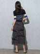 Bustier rib knit