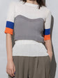 Bustier rib knit