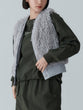 Mixed fur vest