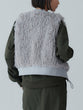 Mixed fur vest