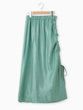 shirring satin skirt