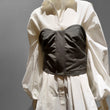 bustier with glitter