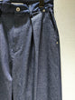 Wide banana denim pants