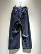 Wide banana denim pants