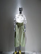 Wide cropped satin pants