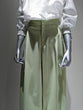 Wide cropped satin pants