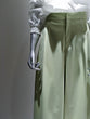 Wide cropped satin pants