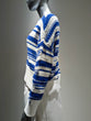 Center-switched cotton knit