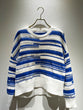 Center-switched cotton knit