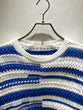 Center-switched cotton knit
