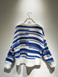Center-switched cotton knit