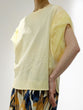 Mesh twist sleeve pullover