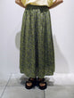 Floral print gathered skirt