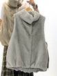 Stand Collar Eco Fur Gilet