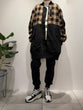 Block Check Long Blouson