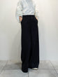 リネンライクラインワイドパンツ