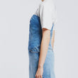 Ruched denim bustier