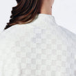 Jacquard high neck knit