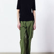 Jacquard high neck knit