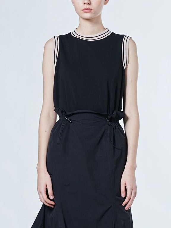 Smooth jersey tank top