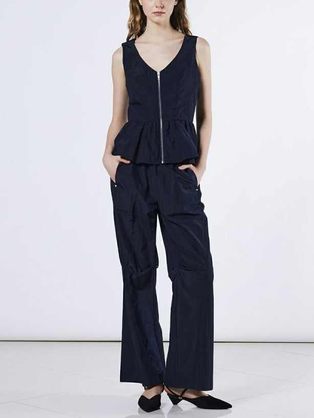 satin corset blouse