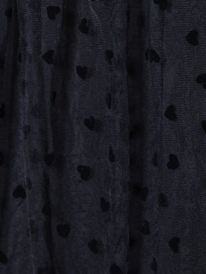 Soft tulle heart blouse