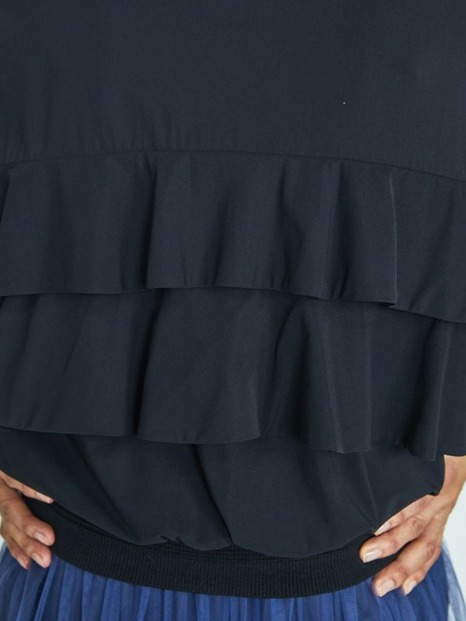 Back Frill Short Blouson