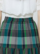 Checked tiered skirt
