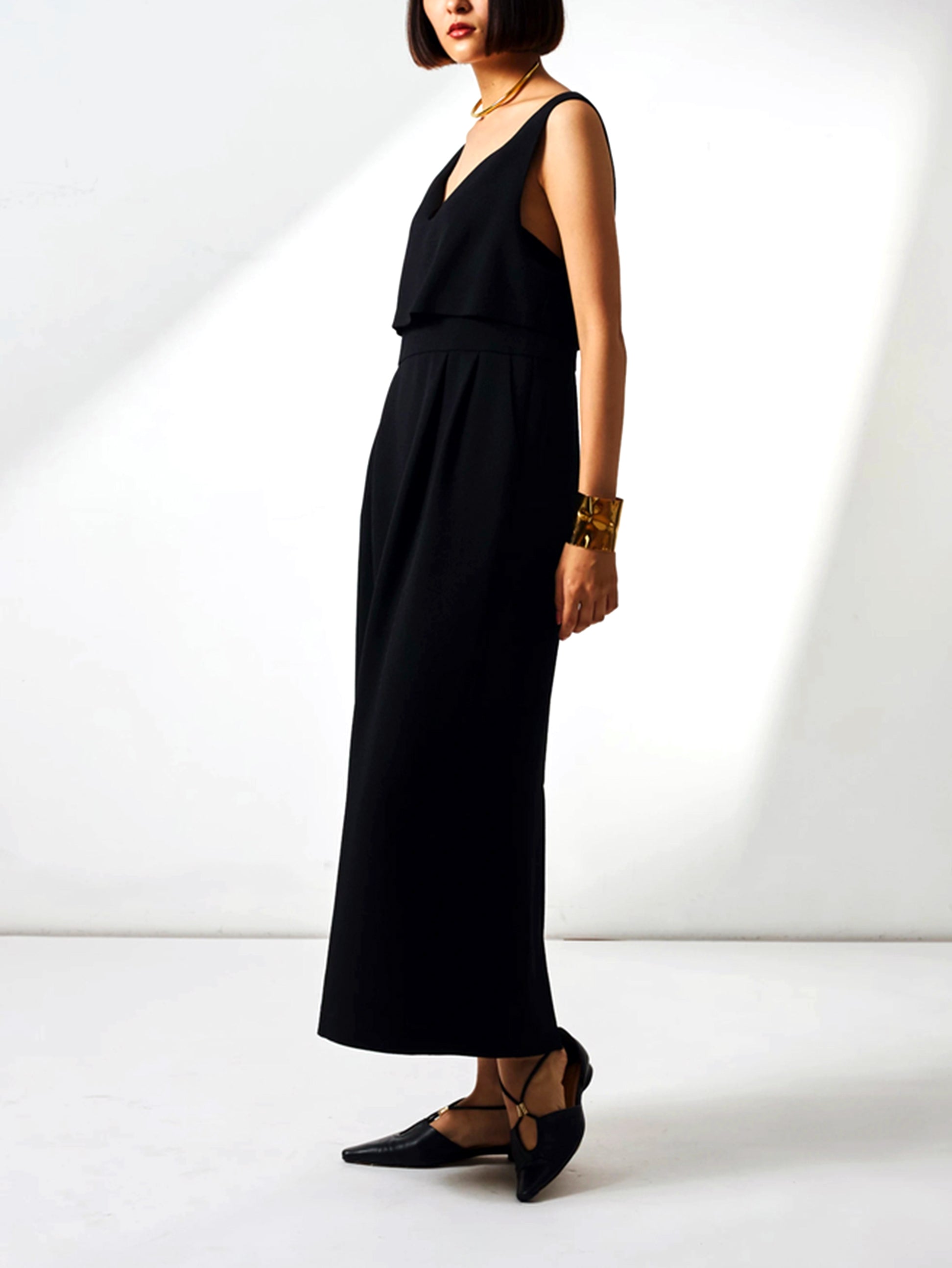 Straight silhouette jumper dress