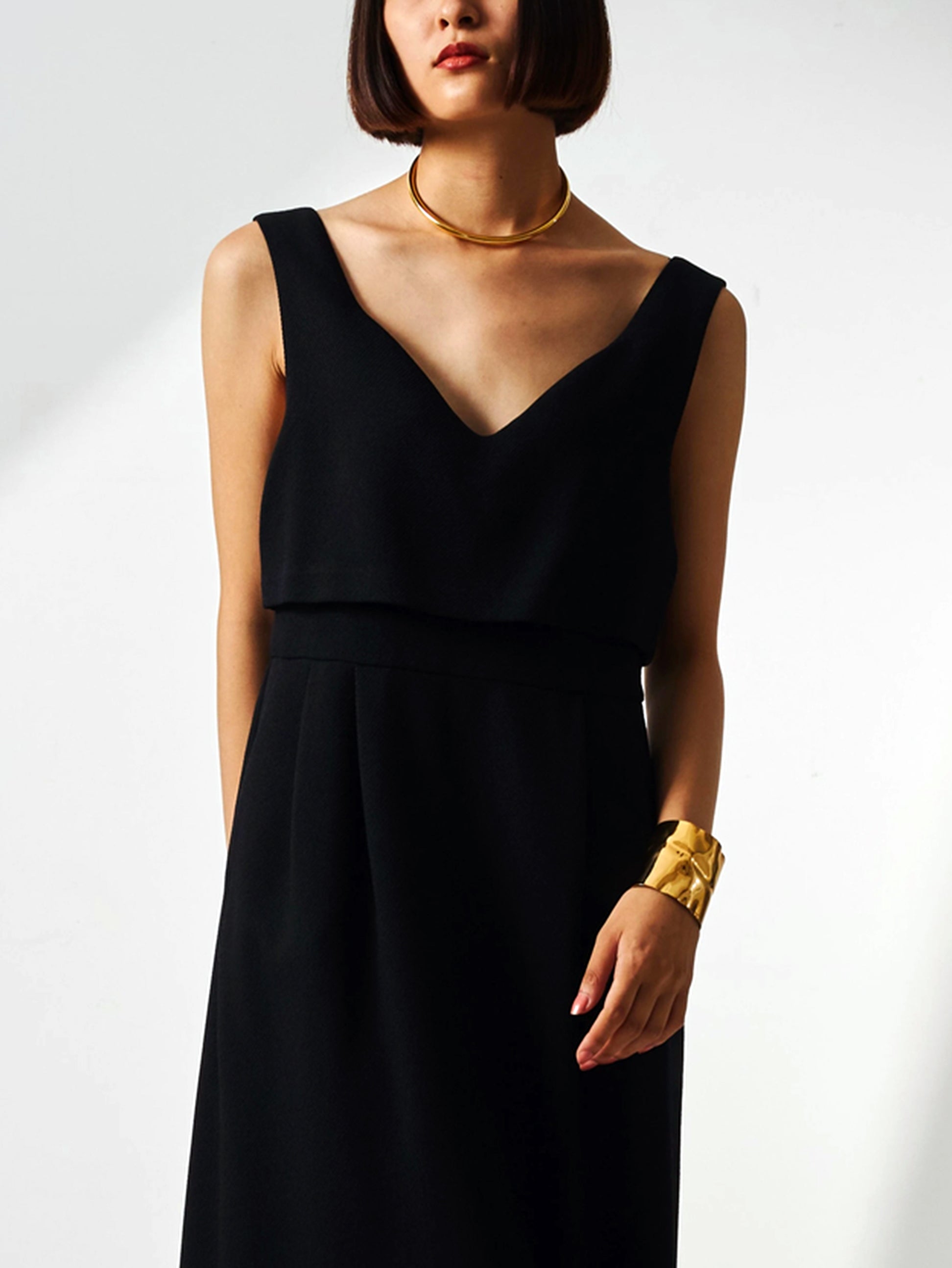 Straight silhouette jumper dress