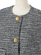 Tweed jersey mini vest