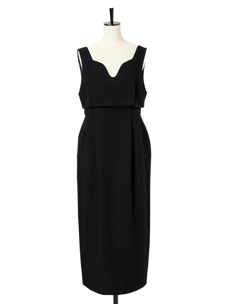 Straight silhouette jumper dress