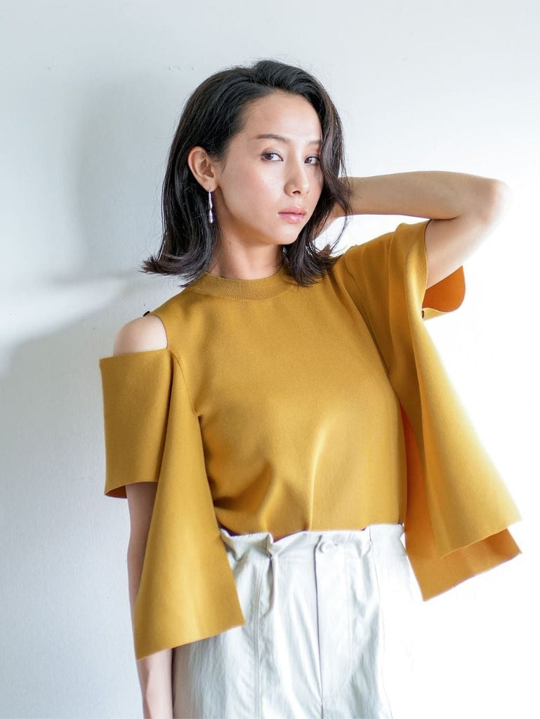 2way shoulder knit