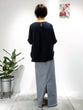 Satin twill half sleeve pullover
